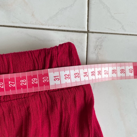 Primark red cottagecore boho maxi skirt, size 12 - Picture 6 of 7